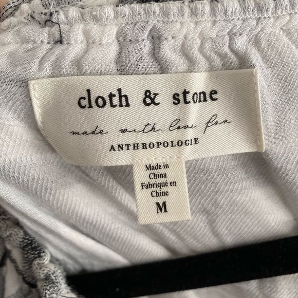 Cloth & Stone gingham top, Size Medium - Picture 3 of 4